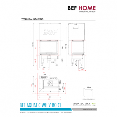 BEF AQUATIC WH V 80 CL