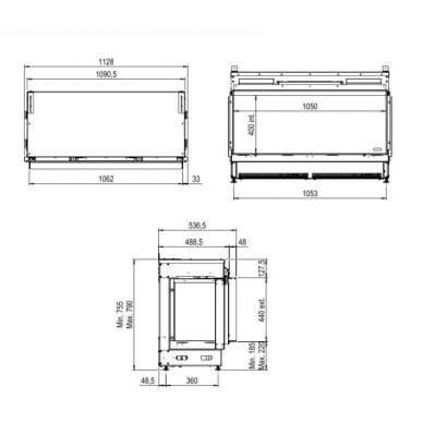 E-MATRIX LINEAR 1050-400 II KAMPINIS