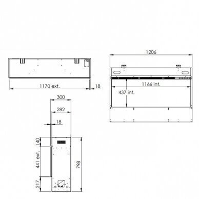 e-SliM Linear 1200/450 I