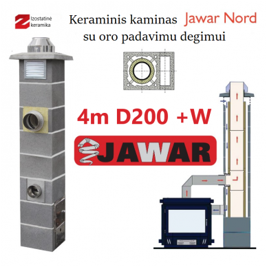 JAWAR NORD 4M Ø200 + W