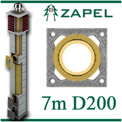 ZAPEL ECO S 7M Ø200