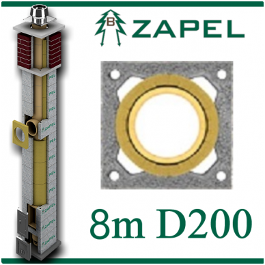 ZAPEL ECO S 8M Ø200